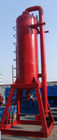 Separador de gás contínuo do líquido do controle com altura ajustável da guiga